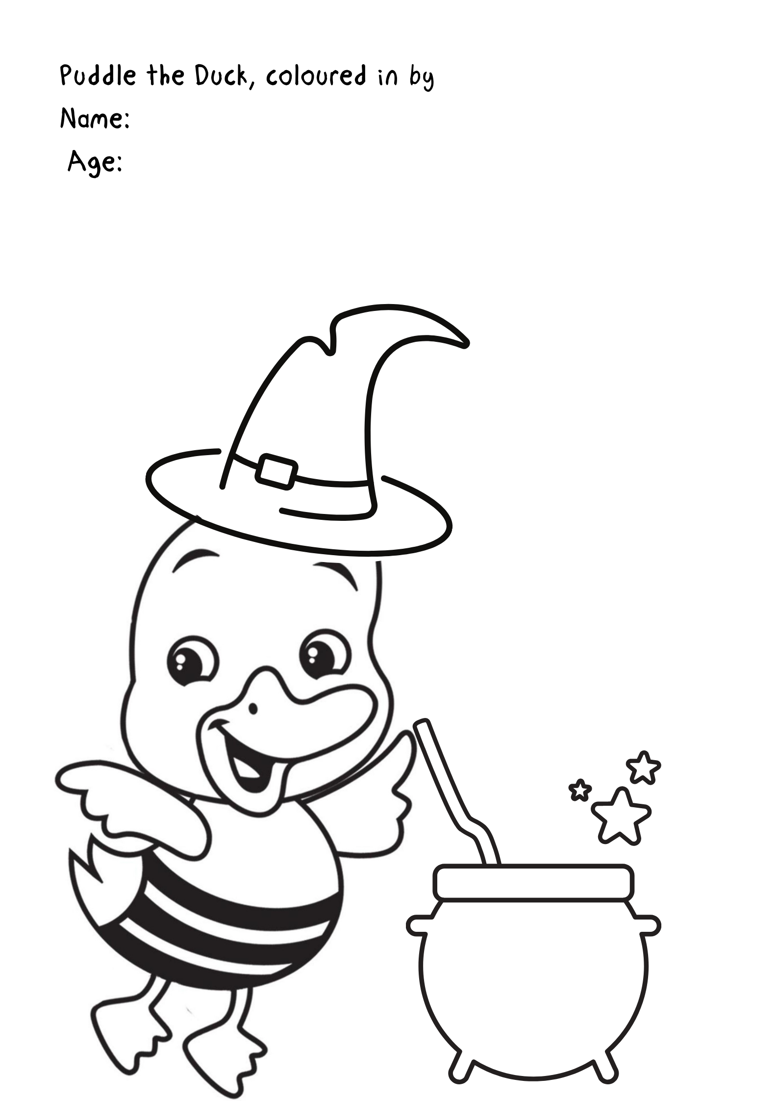 Halloween colour competition