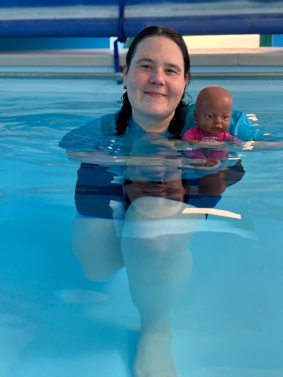 Kelsy In Water
